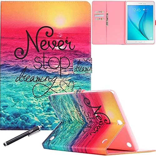 Estuche Para Galaxy Tab A 9.7 T550, Newshine Con Cierre Magn