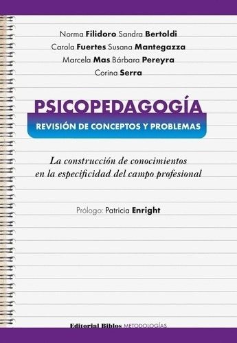 Psicopedagogía Conceptos Y Problemas - Filidoro - Biblos