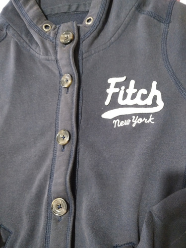 Buzo Con Botones Y Capucha. Abercrombie & Fitch , T14 (s) (Usado)