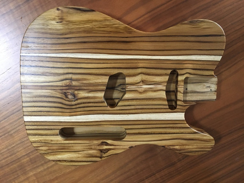 Corpo Guitarra Modelo Tele Em Madeira Teka