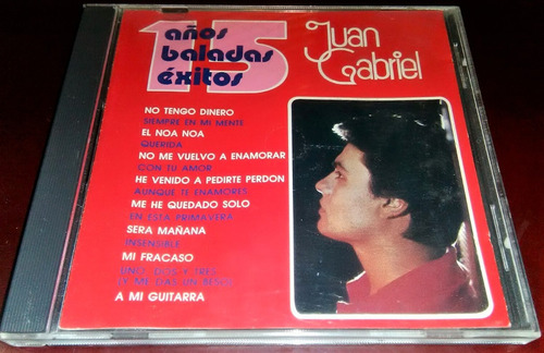 Cd Juan Gabriel / 15 Años Baladas Exitos