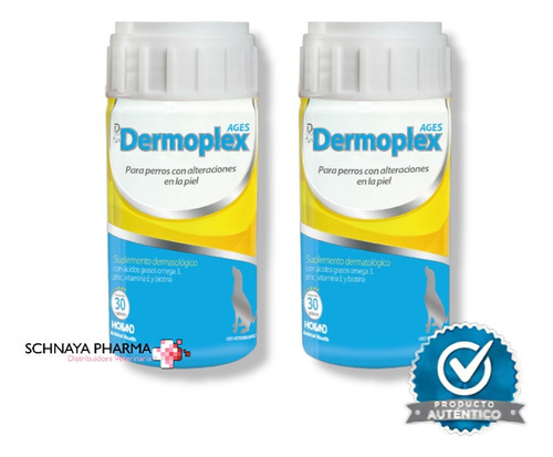 Kit De 2 Dermoplex Suplemento Dermatológico Ácidos Grasos
