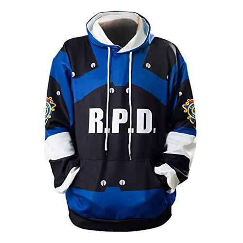 Chaqueta Capucha De Leon Kennedy Estampado 3d, Sudadera...