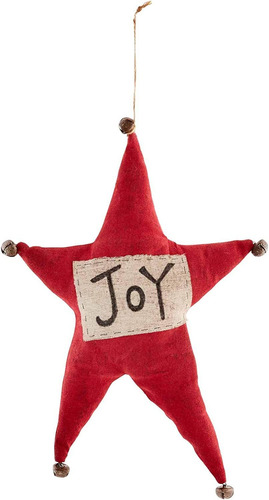Joy Christmas Star Percha, Rojo, 17 14 X 11 12