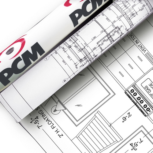 2 Rollos De Papel Bond Pcm 10b1 61x50 Blanco Para Ploter/v