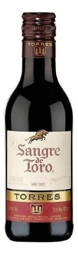 Vino Tinto Sangre De Toro Torres Original 187 Ml