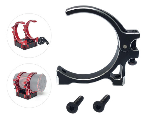2 Soporte Para Ventilador De Refrigeración Del Motor Negro