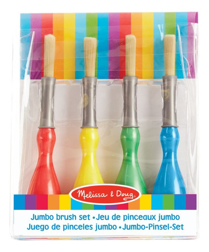 Melissa & Doug Set De 4 Brochas Jumbo