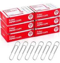 Comprar Clips De Papel Kalerr, 600 Pcs Clips (6 Cajas De 100 Cada Un