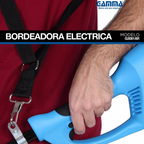 Bordeadora Electrica 1000 Watts Gamma G3081ar Color Celeste