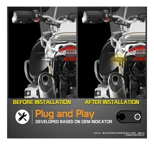 Para Para Bmw Waterbird R1200gs 02-13 Led Intermitentes
