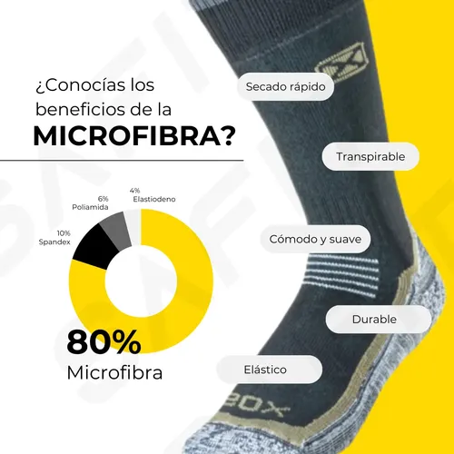 Combo Medias Termicas Trekking Tecnologia Sox® Frio Safit