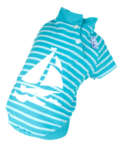 Roupa Para Cachorro Malha Nautical - M - 05 Nautical