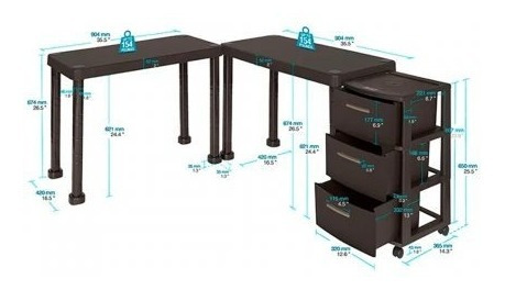 Escritorio Modular Para Adulto  Mq