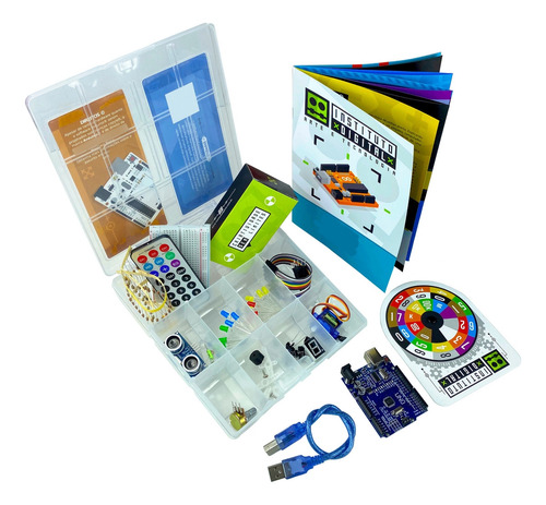 10 X Kit Uno R3 Para Arduino Iniciante 3 + Tutorial Completo