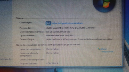 Computador Desktop Gabinete Ultra Pequeno Perf P/ Escritório