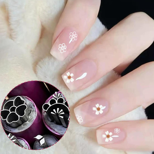 Bs Caneta Nail Flower Stamp 15x Art Stamp Pen Tools Com 6