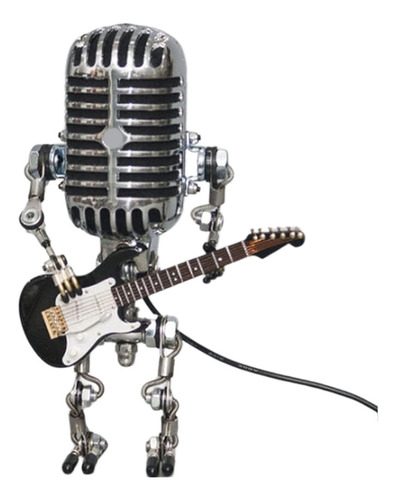 Micrófono Robot F3, Escritorio Robótico Con Micrófono Vintag
