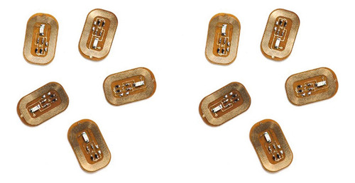 10 Peças De Adesivo Nfc Flash Led Bare Chip Intelligent Lumi