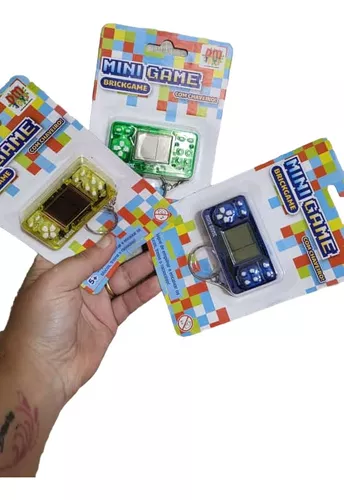 Mini game chaveiro tetris river raid brinquedo jogos antigos