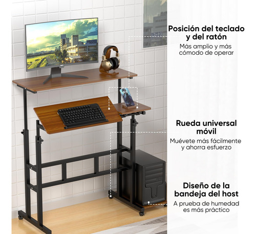 Escritorio Elevable Ajustable Para Computadora Y Oficina