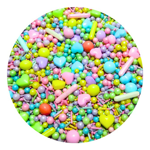 Sprinkle Confeti San Valentin Colores Pastel