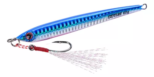 Fishing Jigs Saltwater 60g-200g With Assist Hook, Glow Verti