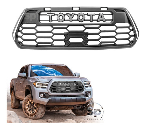 Imagen 2 de 7 de Parrilla Frontal Toyota Tacoma 2016/2022 Tipo Trd Sin Led