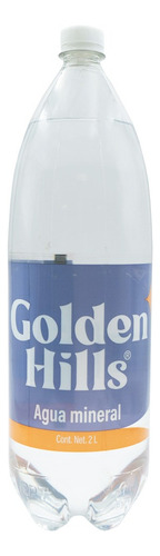8 Pack Agua Mineral Golden Hills 2 L