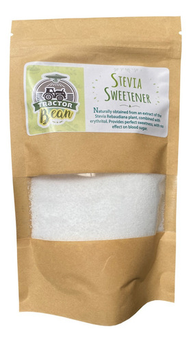 Stevia Sweetener + Eritritol /tractor Bean /170g. Agronewen.