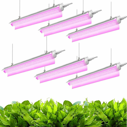 Jesled 2ft Led Grow Lights For Indoor Plants 180w (6 X 30w 1