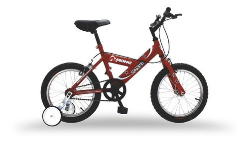 Bicicleta Monk Starbike Rodada 16 De Niño 1 Velocidad C/rda Color Rojo