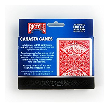 Juego De Cartas Bicycle Canasta Games, Multicolor
