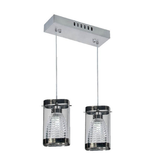 Pendente Com Led 6w X 2 3000k Branco Quente