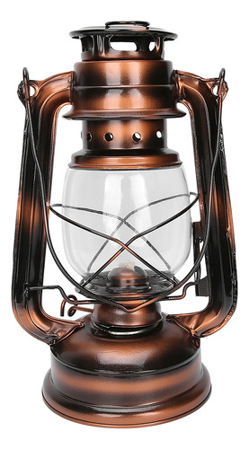 Lámpara De Aceite Retro De Queroseno, Adorno De Bronce, Para