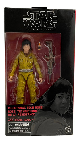 Rose Tico Resistance Tech The Black Series Star Wars Figura