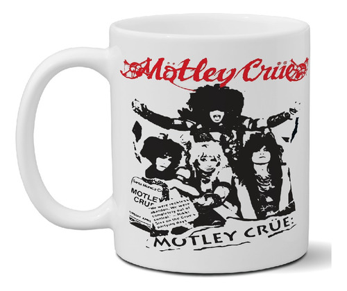 Taza De Cerámica Rock Motley Crue Exclusiva Importada Art O6