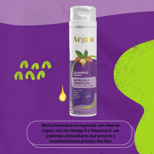 Imagem 3 de 8 de Kit Lançamento Oleo De Argan Vita Seiva