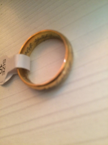 Anillo Unico Lord Of The Ring El Señor De Los Anillos