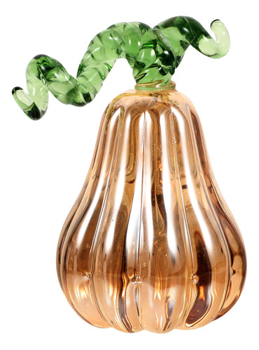 Figura De Calabaza De Cristal Para Decoración Artesanal Del