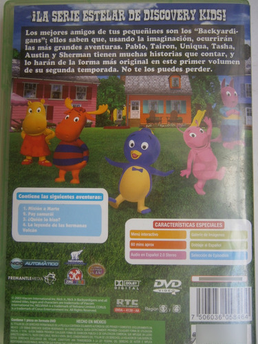 Los Backyardigans Temporada 2 Vol. 1 Dvd En Español (Usado)