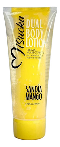 Locion Corporal Doble Extracto Crema Humectant Misucka 200ml Fragancia Sandia Mango