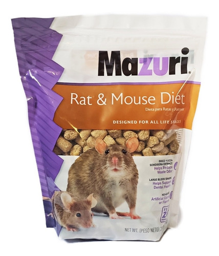 Mazuri Rat & Mouse Diet. 900 Grs
