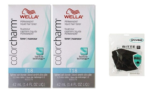 Wella Toner Color Charm T18 Kit 2 Pack