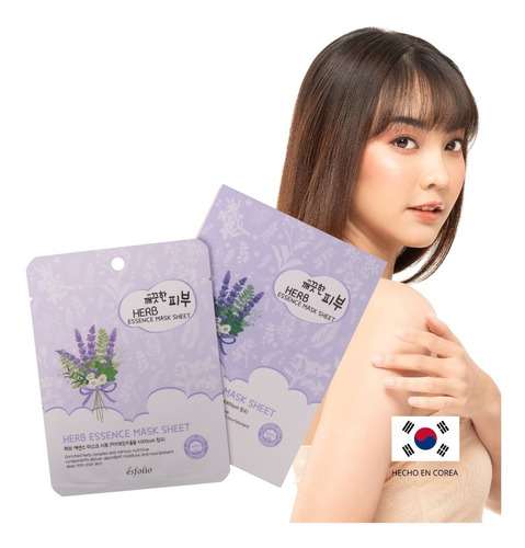 Mascarilla Coreana Anti-acné De Lavanda K-beauty 10 Piezas Tipo de piel Todo tipo de piel
