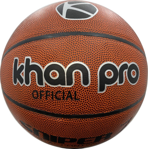 Balón De Baloncesto Khan Pro Sniper Cuero Pvc 8 Paneles #7