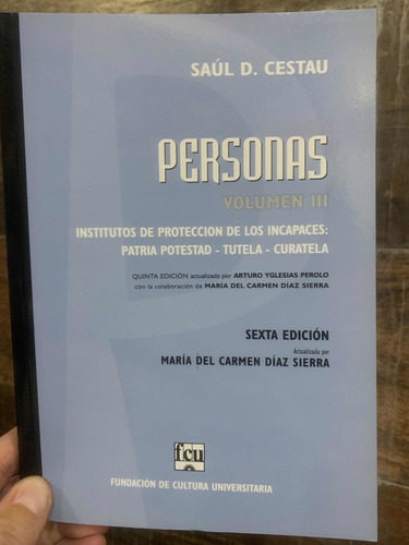 Personas Tomo 3 Saúl D. Cestau Sexta Edición