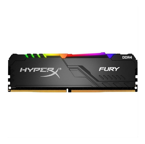Memoria Ram 8gb 1x8 Rgb Kingston Hyperx Fury Ddr4 3200mz
