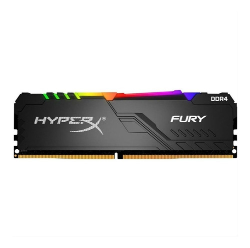 Memoria Ram 8gb 1x8 Rgb Kingston Hyperx Fury Ddr4 3600mz