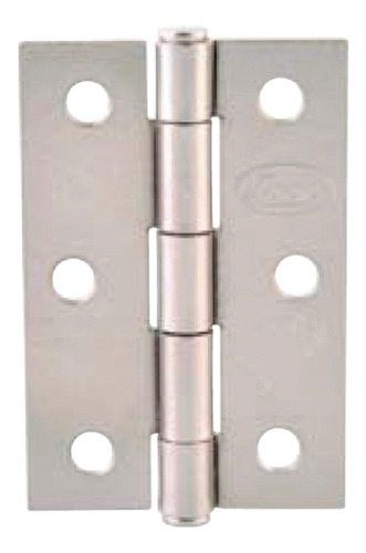 Bisagra Rect 2x1.5/8 48mmx40mm Niquel Satinad Lock Lba20ni